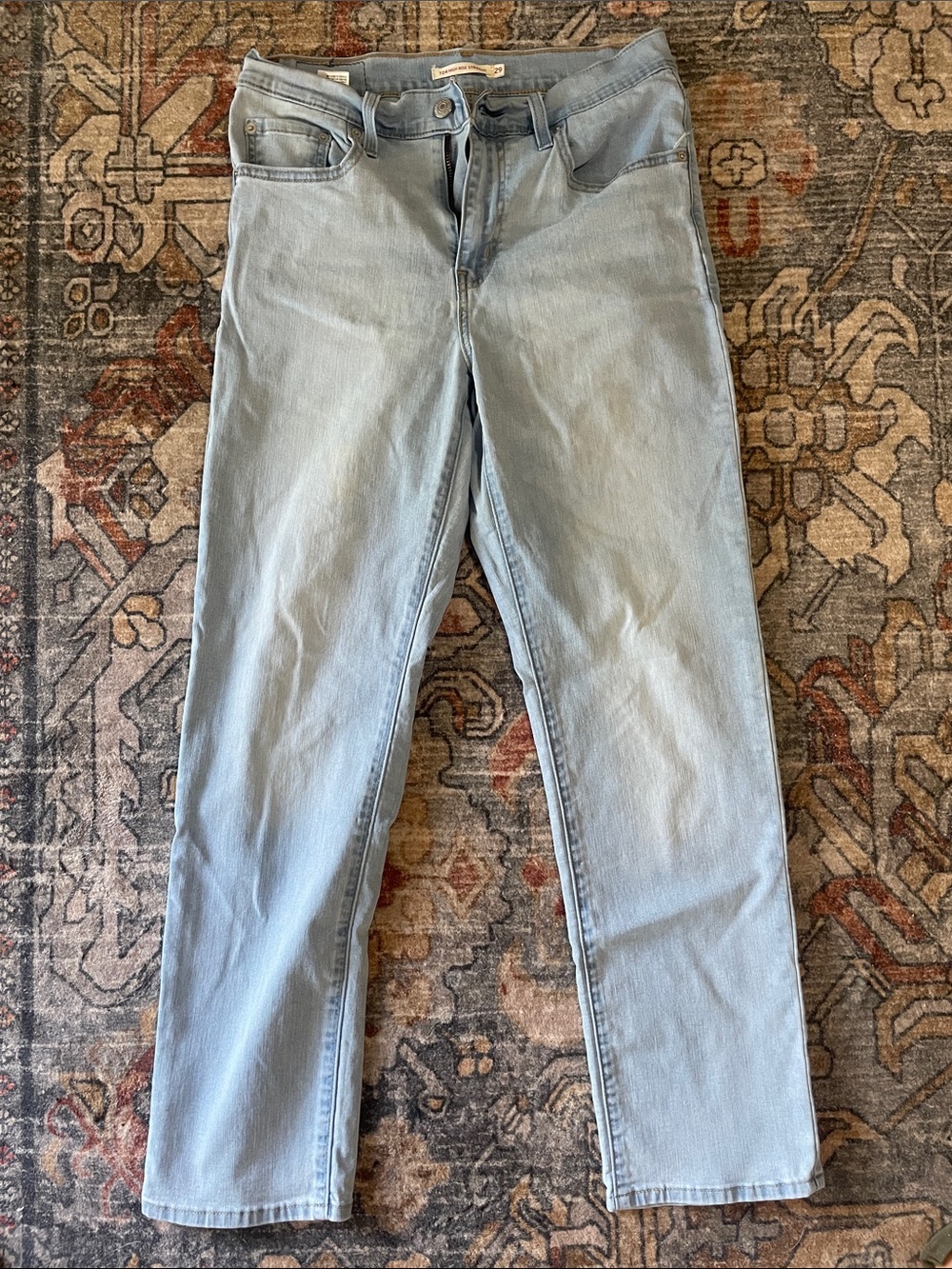 Levi's 724 High Rise Women's Straight Leg Jeans Size 29